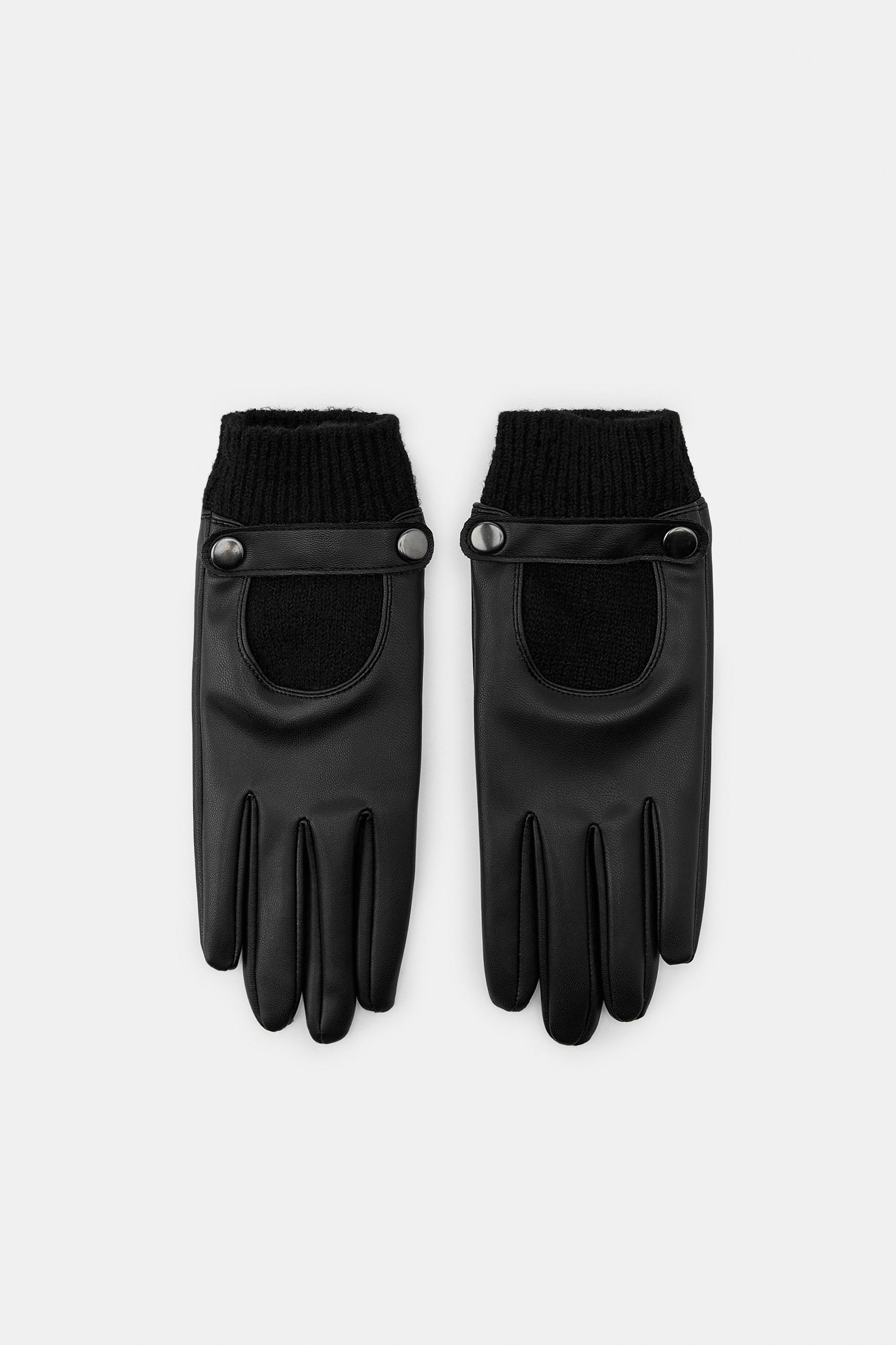 GANTS MATIÈRE SYNTHÉTIQUE ET MAILLE